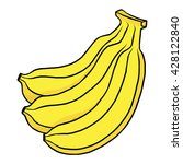 Cartoon Cut Out Fruit Bananas Free Stock Photo - Public Domain Pictures