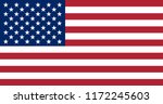 the flag of the united states... | Shutterstock .eps vector #1172245603