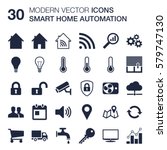 set of 30 quality icons about... | Shutterstock .eps vector #579747130