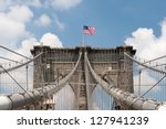 The Brooklyn Bridge In New York ...