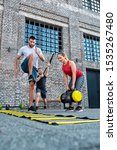 Small photo of Agility ladder drill workout, ladder footwork, improving stamina