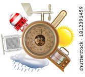 vector meteorological equipment ... | Shutterstock .eps vector #1812391459