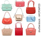 vector fashion handbags | Shutterstock .eps vector #641936923