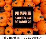 national pumpkin day frame... | Shutterstock . vector #1812340579