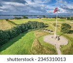 Dybbol Danish national war monument 1964 in southern Jutland, Denmark