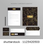 corporate identity business set.... | Shutterstock .eps vector #1125420503