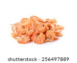 Dried Shrimp Isolated On A...