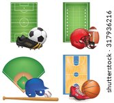 sport icons set | Shutterstock .eps vector #317936216