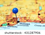 Torremolinos Pinned On A Map Of ...