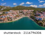Small photo of NEUM, BOSNIA AND HERZEGOVINA, a seaside resort on the Adriatic Sea, is the only coastal access in Bosnia and Herzegovina. September 2020