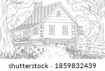 vector illustration  house in... | Shutterstock .eps vector #1859832439