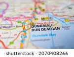 The Dundalk on a map