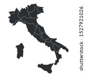 Blank Map Of Italy Divided Into ...