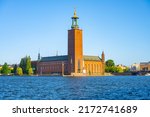 stockholm city hall in sweden | Shutterstock . vector #2172741689