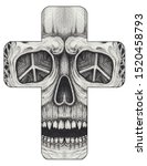 Art Skull Cross Tattoo.hand...