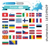 flag of europe. vector... | Shutterstock .eps vector #165149609