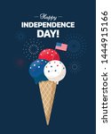happy independence day  poster... | Shutterstock .eps vector #1444915166