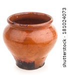 Opened Vintage Ceramic Pot...