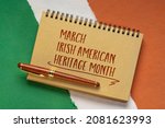 March Irish American Heritage...
