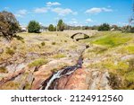 Small photo of The famous Beechworth Gorge and Newtown Falls on a very warm summer's day in Beechworth Gorge, Victoria, Australia