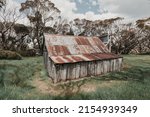 Historic Wallace Hut which is the oldest remaining cattlemen