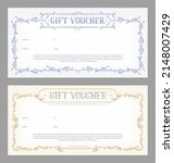 gift vouchers templates with... | Shutterstock .eps vector #2148007429