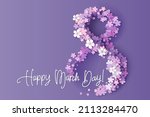 women day background with frame ... | Shutterstock .eps vector #2113284470