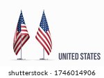 usa flag state symbol isolated... | Shutterstock .eps vector #1746014906