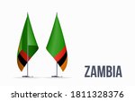 zambia flag state symbol... | Shutterstock . vector #1811328376