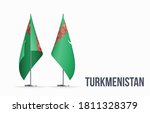 turkmenistan flag state symbol... | Shutterstock . vector #1811328379