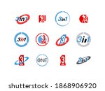 logo design illustration set... | Shutterstock .eps vector #1868906920
