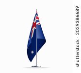 australia flag state symbol... | Shutterstock .eps vector #2029386689