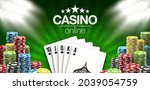 illustration online web casino... | Shutterstock .eps vector #2039054759