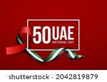 tr  fifty uae national day ... | Shutterstock .eps vector #2042819879