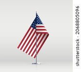 usa flag state symbol isolated... | Shutterstock .eps vector #2068805096