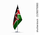 kenya flag state symbol... | Shutterstock . vector #2158370083