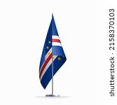 cape verde flag state symbol... | Shutterstock . vector #2158370103
