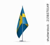 sweden flag state symbol... | Shutterstock . vector #2158370149