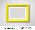 set of black blank picture... | Shutterstock . vector #654713380