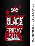 black friday sale banner.... | Shutterstock .eps vector #1505570429