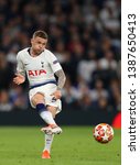 Small photo of Kieran Trippier of Tottenham Hotspur takes a free kick - Tottenham Hotspur v Ajax, UEFA Champions League Semi Final - 1st Leg, Tottenham Hotspur Stadium, London - 30th April 2019