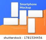 realistic vector smartphones... | Shutterstock .eps vector #1781534456