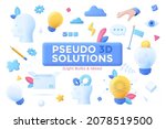 collection of creative pseudo... | Shutterstock .eps vector #2078519500