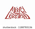 christmas and new year card... | Shutterstock . vector #1188783136