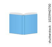 open book blank cover  vector... | Shutterstock .eps vector #1025940700