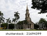 HONOLULU, Hawaii - Nov 21: Central Union Church in the corner of Punahou and Beretania streets in Honolulu is located opposite Barack Obama