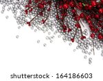christmas border  with hawthorn | Shutterstock . vector #164186603