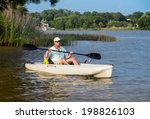 Man Kayak Fishing 