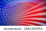 independence day abstract... | Shutterstock .eps vector #1081335953