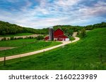 Old Dairy Farm And Barn On A...